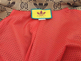 Gucci X Adidas Gg Trucker Suit Set Brown Size Medium Aa0825pezsa