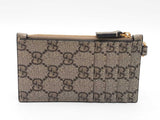 Gucci X Balenciaga Gg Supreme Monogram Logo Card Case With Strap Fw0526oordu