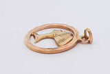 18k Yellow Gold Nefertiti Profile Pendant 3.3 Grams Eb0826oorsa