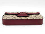 Gucci Horsebit 1955 Small Shoulder Bag In Gg Monogram Coated Canvas Fw0626izxdu