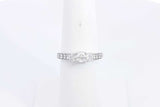 Approx. 0.75ctw Round Diamond Ring In 14k White Gold 3.5g Size 6.25 Eb0424wcrsa