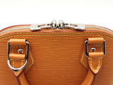 Louis Vuitton Alma Bb Bag In Honey Gold Epi Leather & Jacquard Bandoulière Strap Fw0626lzxzdu