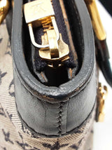 Louis Vuitton Mini Lin Lucille Pm Navy & Gray Monogram Canvas Tote Fw0926orxdu