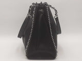 Michael Kors Mina Large Chain Shoulder Bag Black Aa0426wrsa