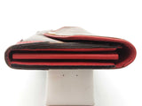 Louis Vuitton Sarah Retiro Brown Monogram Cherry Red Leather Wallet Do0926wxzde