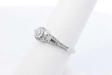 1.2ctw Diamond Ring In 10k White Gold 2.5 Grams Size 7 Eb0525ocxdu