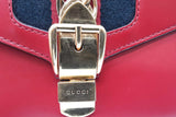 Gucci Sylvie Red Leather Shoulder Bag Eb0826oxzde
