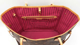 Louis Vuitton Neverfull Mm Tote Bag In Monogram Coated Canvas Fw0925pixdu