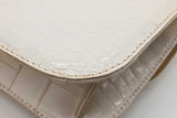 Valentino Garavani Rockstud Glam Lock Croc Embossed Leather Bag Eb0326lrxzde