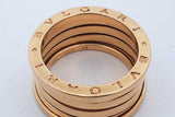 Bvlgari 18k Yellow Gold B.zero1 Ring 14 Grams Size 61 Eb0726wxxzde