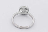 1.25ctw Diamond Ring In 18k White Gold 4.2 Grams Size 6.5 Eb0126orxzsa