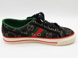 Gucci 606110 Tennis 1977 Black Gg Jacquard Denim Shoes Size Eu 35.5 Do0825lxzde