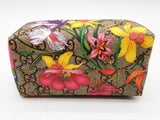 Gucci Ophidia Floral Gg Supreme Coated Canvas Cosmetic Case Do0725orxde
