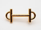 Hermes H Goldtone Metal 13mm Small Belt Buckle Do0126wrxde