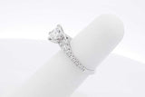 0.96cttw Diamond Ring In 14k White Gold 3.2 Grams Size 4.5 Eb0525lrrzsa