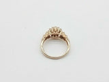 0.42 Dwt Diamond 4.4 Grams Yellow Gold Lady's Ring 14k Size 8 Jg0625oromia