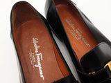 Salvatore Ferragamo Black Leather Loafers Size 10 Eb0926rxsa