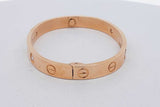 Cartier 18k Yellow Gold Diamond Love Bracelet 27.8 Grams Size 15 Eb0826cxxzsa