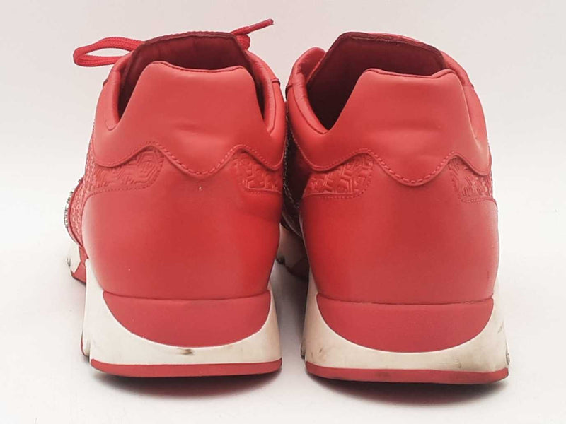 Phillipp Plein Red Low Top Sneakers Size 12 Aa0625lrzsa
