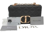 Christian Dior Caro Black Supple Cannage Calfskin 2021 Aa1025oxcrmia