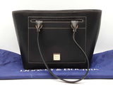 Dooney & Bourke Beacon Collection Slip Tote In Matte Black Leather Fw1025rzdu