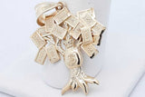 10k Yellow Gold Money Tree Pendant 2.5 Grams Eb0526lxzde
