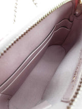 Chanel Mini Pink & White Tweed Quilted Clutch With Chain Eb0926oxxzde
