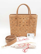 Christian Louboutin Calfskin Spikes Loubinthesky Paloma Roca Handbag Sd0725rzxsa