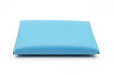 Hermes Blue Leather Card Holder Wallet Eb0924lrxsa