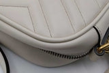 Gucci Gg Marmont Chevron Quilted Leather Camera Crossbody Bag Eb1026pxzsa