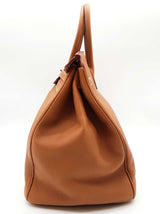 Hermes Birkin 40 Gold Brown Togo Palladium Hardware Handbag Do0825lxrxzde
