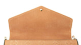 Louis Vuitton Pochette Félicie In Brown Monogram Empreinte Leather Fw1125pzxdu