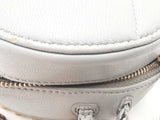 Chanel 19 Round Lambskin Crossbody Gray Aa0525ezxsa