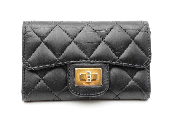 Chanel Quilted Leather Flap Card Holder Wallet Eb0125oxzdu