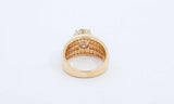 18k Yellow Gold 3.47ctw Diamond Ring Size 5.75, 8.2 Grams Eb0324oxxzdu