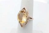 10k Yellow Gold Gemstone Ring 3 Grams Size 5.5 Eb0926rxsa