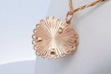 21k Yellow Gold Chain & Filigree Heart Pendant 18.3 Grams 24 Inch Eb0626oorxde