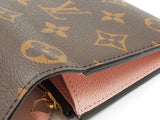 Louis Vuitton Emilie Wallet In Monogram Canvas & Rose Leather Fw0626oordu