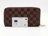 Louis Vuitton Zippy Damier Brown Wallet Aa0726wrzsa