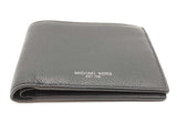 Michael Kors Black Pebbled Bifold Wallet Do0925lrde