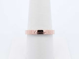 Cartier C De Cartier Wedding Band In 18k Rose Gold 4.2 Grams Size 8 Fw0126ixzdu