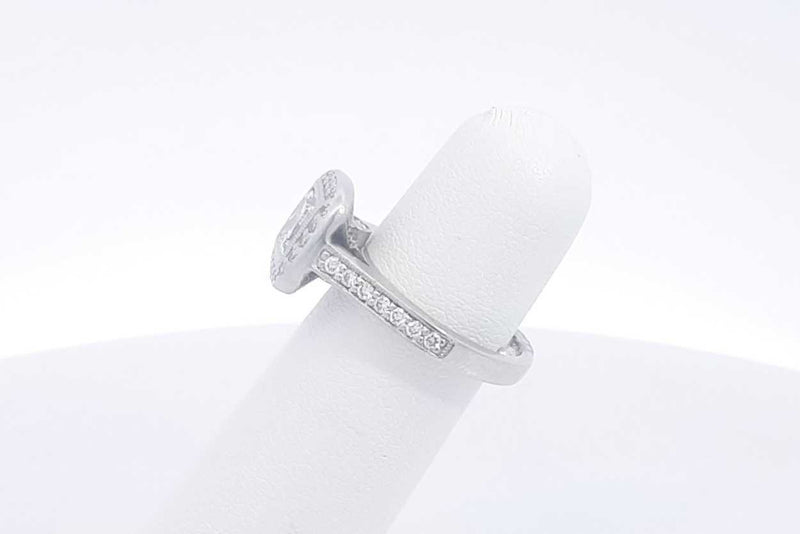 Approx. 1.52ctw Diamond Ring In Platinum 10.5 Grams Size 4.25 Eb1124oxxzsa