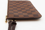 Louis Vuitton Damier Ebene Wristlet Pochette Eb0426lxzde