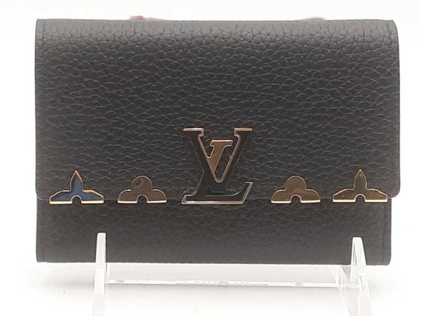 Louis Vuitton Capucines Compact Wallet Black Aa1025ozxsa