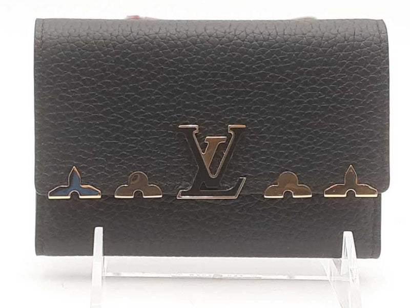 Louis Vuitton Capucines Compact Wallet Black Aa1025ozxsa