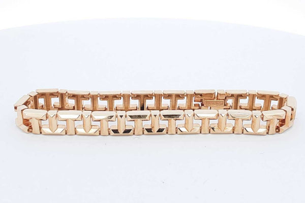 Tiffany & Co. 18k Yellow Gold Tiffany T Bracelet 22.1 Grams 6 Inch Eb0624lxxzdu