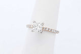 0.91cttw Diamond Ring In 14k Yellow Gold 2.2 Grams Size 5.75 Eb0826lxxzde