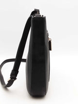 Kate Spade Black Leather Leila Top Zip Crossbody Bag Eb0326wxsa