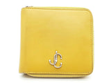 Jimmy Choo Jc Logo Yellow Leather Wallet Sd0626rzde