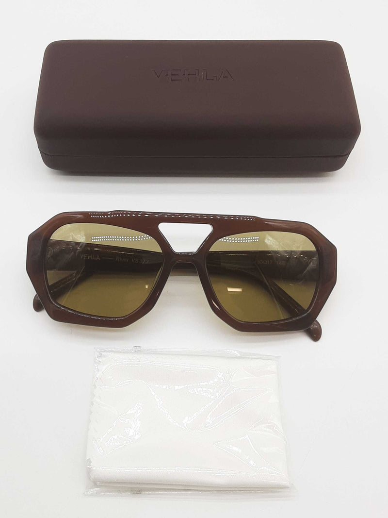Vehla River Vs377 Coco Khaki Sunglasses Do0325lormia